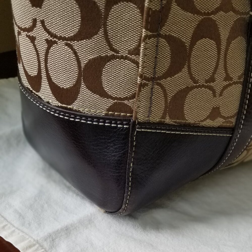 Coach Signature "Hampton" Weekender - Picture 8 of 16